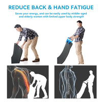 Plastic Mat Handling Clip, Effortless and Mess-Free, for Household Use (2-Pack)