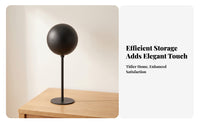 Helmet Display Rack Spherical Top Freestanding Helmet Holder Stand Matte Finish for Tabletop