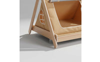 Elevated Dog Tent Raised Pet Tent Enclosed Pet Teepee Indoor for Small Dogs, Young Dogs, Cats, Living Room, Bedroom, Patio, Camping