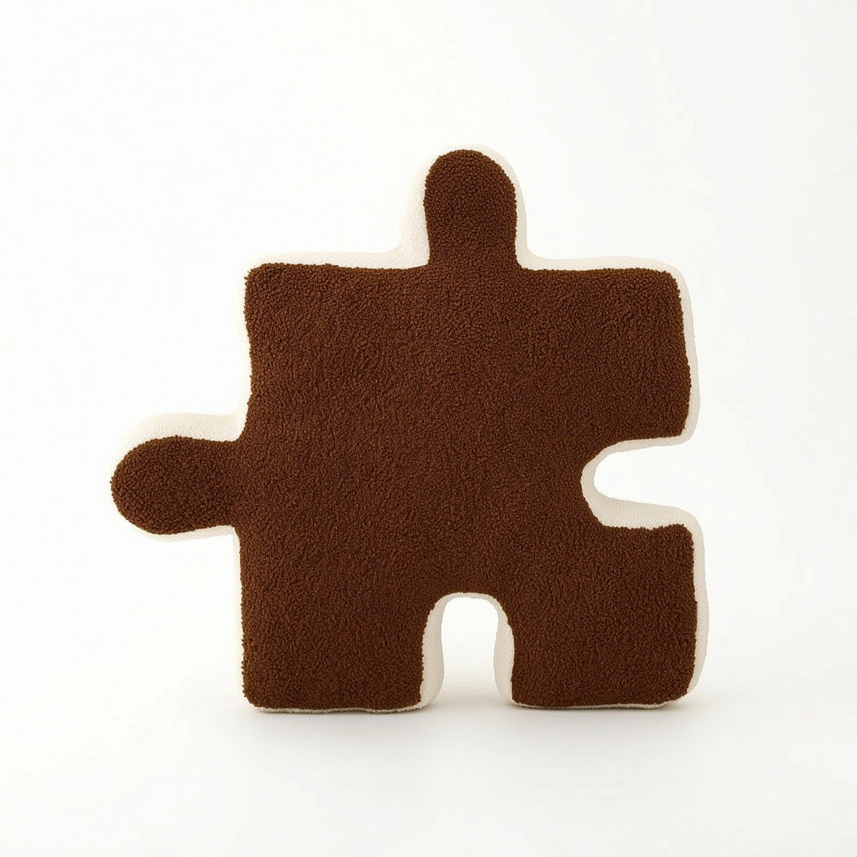 Puzzle Cushion Textured Puzzle Piece Pillow Cozy Back Cushion for Sofa, Dorm Room