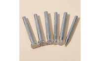 6 Pieces Leathercraft Stamping Tools Clear Patterns Leather Carving Punch Set