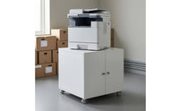 Mobile Cabinet Base Casters Double Door Cabinet Slim