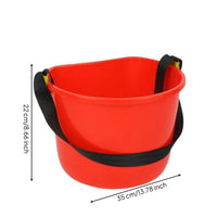 Shoulder Picking Bucket Reinforced Boarder Harvest Bucket Glossy Finish