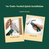 Heavy-Duty Picture Hanging Hook, Steel Nail, Easy Install