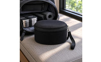 Insulated Bowl Bag Oxford Cloth Round Camping   Cup Storage Bag Carrier Hand-Carry Strap