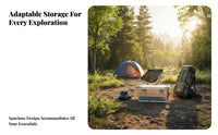 Stackable Storage Box long-lasting Stackable Gear Crate sturdyDuty for Outdoors, Home