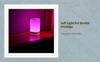 Rechargeable RGB bedside lamp