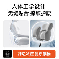 Office Chair Headrest Pillow with Lumbar Support, Heightened Backrest, Nap Pillow