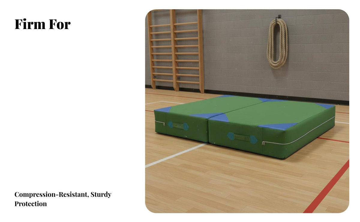 High Jump Landing Pad Versatile Thick Landing Pad Multifunctional Thick Tumbling Mat for Students, Gymnasts, Gym, Gymnasium, Cheerleading Practice