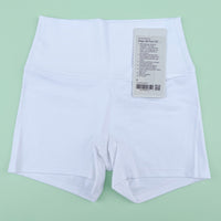 Running Shorts for Women with High Waisted Compression and Control, Naked Feeling Material Gym Wear with Elastic Waistband, Shaping Design