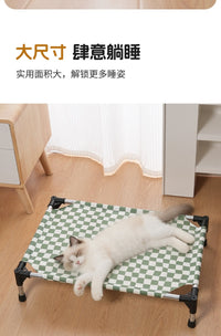 铁艺宠物行军床家用中小型犬防潮离地宠物床四季通用狗床猫窝凉垫