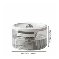 USB Pet Fountain Eco-Friendly Pet Water Fountain Easy to Clean for Indoor, Cats