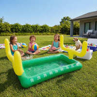 Inflatable Football Cooler Measurement Markings Inflatable Ice Serving Bar Green