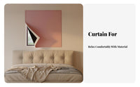 press-on-adhering light-blocking Curtain Light Blocking Sun Shade Protection for Apartment
