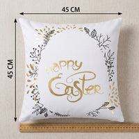 Easter Pillow Cover European and American Design Square Decorative Cushion Cover Hot Stamping Square Decorative Pillow Case for Adults, Bedroom