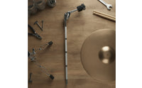 Rotating Head Half Cymbal Stand Single Lock Drum Cymbal Stand Heavy Duty Metal Music Hardware Easy to Adjust for Drummers, Stage