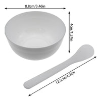 8 Set Easy to Clean DIY Mask Bowl and Stick Set Reusable Personal Care Supplies Portable for Salon