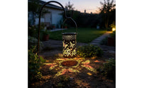 Solar Moth Lantern Metal Moth Solar Lantern Weather-Resistant