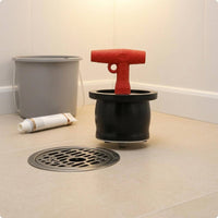 Expandable Drain Plug T-Handle Rubber Drain Stopper Stainless Steel