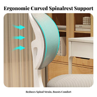 Ergonomic Computer Chair Support Mesh backrest rotate Chair Flip-up Armrests