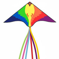 Kids Adult Kite Vibrant Colors Large Easy Flyer Kite Sturdy Construction