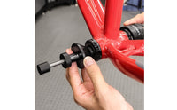 Slipslip-Resistant Bottom Bracket Anti-Drop Tool Knurled Anti-Drop Tool with Threaded Shaft Compact Hand-Operated for Mechanics, Cyclists, Two-Wheeler Maintenance, Workshop