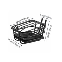 Electric Tricycle Front Basket Heavy Duty Vehicle Accessory Easy Installation