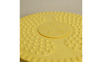 Waist Twisting Disc Floor-Mounted Waist Rotator Twisting Plate Heavy-Duty Rotator Plate Textured for Outdoor Gyms, Parks
