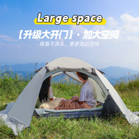 跨境供应公狼户外双层徒步帐篷铝杆专业防风防雨野外露营登山帐篷