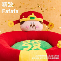 Zeze财神抱抱猫窝冬季保暖新年开放式猫咪窝狗狗通用冬天保暖狗窝