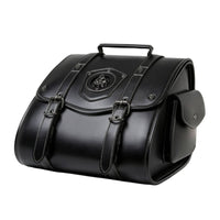 Motorcycle Hanging Bag Black Motorcycle Bag with  Strap Easy to Clean for Commuters