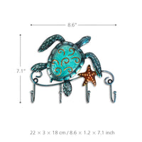 American Style Iron Wall Hook with Painted Animal Design