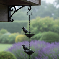 Avian Bowl Chain Long-Lasting Avian Rain Chain Handmade Look for Patio