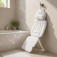 Bathtub Reclining Cushion Padded Spa Bath Pillow Hanging Loop