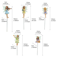 Glow-in-the-Dark Fairy Resin Garden Ornament with Wings