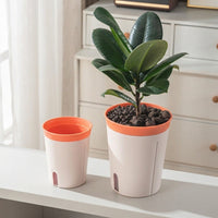 Plant Pots for House Plants and Indoor Plants, Self Watering Indoor Plant Pot with Visible Water, Nordic Style Flower Pots, Anti-Fall Design