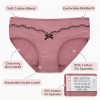 Breathable Pants for Women, Ladies Knickers Multipack, Maternity and Postpartum Underwear with Comfortable Coverage