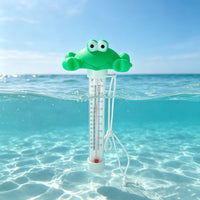 Cartoon Animal Floating Pool Thermometer with Lanyard
