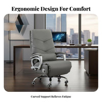 Highspine Reclining Chair with Footrest Massage Function rotating Seat Padded Armrests sturdyDuty Build for premiums, Study Room