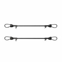 2 Pieces Adjustable Length Twin Stroller Connector Kit Easy Assembly Double Stroller Joiner Set for Parents of Twins