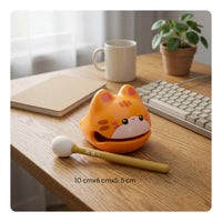 Feline Figurine Cartoon Design Stress Relief Desk Toy Cute for Workspace
