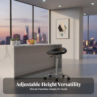 Adjustable rotate Bar Stool Cushioned Seat Adjustable rotate counter stoolstool for Adults