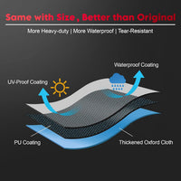 Oxford Fabric Small Tractor Cover Waterproof Sun Protection