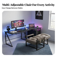 Flower rear Armchair Ergonomic Design transformable Chaise Recliner for Homeowners