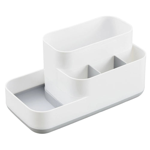 Desktop Storage Box Multi-Section Cosmetic Storage Box Layered for Dorm Room