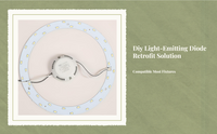 Dimmable thin LED ceiling panel
