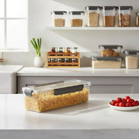 Pasta Storage Container Humidity-Resistant Airtight Pasta Container Space Saving Clear Food Box for Refrigerator