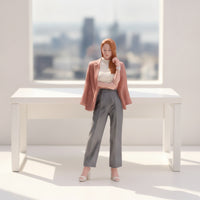Miniature Female Figure Detailed Figurine Realistic for Dioramas, Collectors