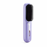 Rechargeable Cordless Hair Straightener Brush Mini Cordless Straightening Brush Ionic Lightweight for Travel