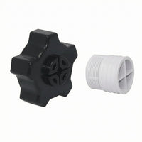 Sand Filter Drain Cap Star-Shaped Pool Sand Filter Plug Black